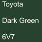 Preview: Toyota, Dark Green, 6V7.